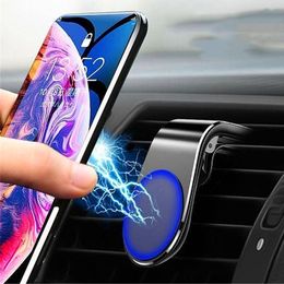 Magnetischer Autotelefonhalter Ständer Autotelefonhalter Lüftungsschlitz Magnethalterung Handyständer Clip für IPhone 13 Huawei Samsung