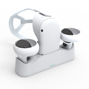 Magnetisch oplaaddokstation voor Oculus Quest 2 glazen headset handgreep Controller Fast Charger Stand VR Base Accessories 220509