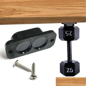 Porte-pistolet magnétique dissimulé, étui sous la Table de bureau, porte de lit, capacité de charge magnétique de 25lb, noir, livraison directe