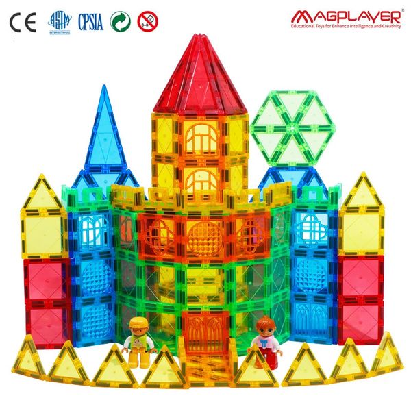 Juego de construcción magnético, modelo de juguete de construcción, bloques DIY, azulejos Montessori, juguetes educativos para niños, regalo 240110