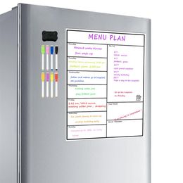 Magnetisch droog wissen Wekelijks plannerbord Koelkast Wekelijks whiteboard Kalenderbestendig Technologie Familie Thuiskantoor Koelkast 2178S