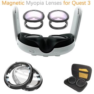 Armação de óculos magnética para quest 3, lentes de prescrição anti azul miopia, óculos vr, acessórios de substituição óptica 240113
