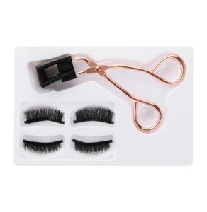 Ensemble de cils magnétiques bigoudi quantique fausse colle outil de maquillage réutilisable cils 1378273