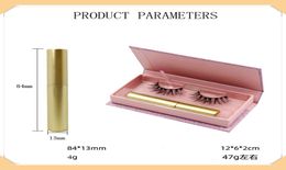 Delineador de ojos magnético 3D estéreo pestañas magnéticas Kit de pestañas 1 par de pestañas postizas juego de maquillaje Natural reutilizable 1130864