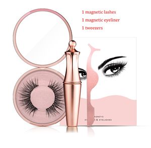 eyeliner magnétique cils magnétiques kit de pince à épiler eyeliner longue durée faux cils maquillage des yeux maquiagem vente en gros