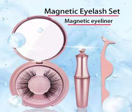 Magnetische eyeliner magnetische wimpers hoogwaardige 3D 5D nertsenwimpers op maat gemaakte verpakking OEM WIMPERS Verkrijgbaar in verschillende s7778972