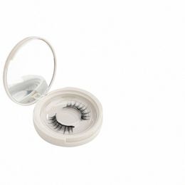 Eyeles falsos magnéticos Efecto natural Eyeles magnéticos artificiales reutilizables Sin pegamento Herramientas de maquillaje u1Mx #