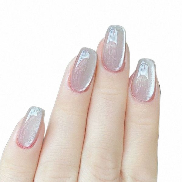 Gel magnético para uñas Art Decorati Cat Eye Polish Gel Fl Fl Semi permanente Super brillante se puede usar en cualquier gel de color 18m4 #