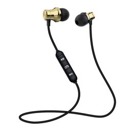 Magnetische hoofdtelefoons ruisonderdrukkende in-ear XT-11 headsets Bluetooth draadloze oortelefoons voor IP8 8S max Samsung met doos