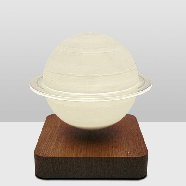 Lampe Saturne flottante à lévitation magnétique, Saturne flottante à impression 3D, lampe de table LED, à côté du contrôle tactile de la veilleuse, cadeaux d'anniversaire