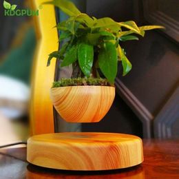 Magnetische Levitatie Potplant Drijvende Lucht Bonsai Boom Pot Tuin Bloempot Mooie Cadeaus Voor Vrienden Shpping Y200723322O