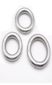 Magnetische Metalen Cockringen Voor Mannen Op De Lul Rvs Penisring Adult Sex Toys Cockring Scrotum Balzakstretcher Gewichten Y12294882