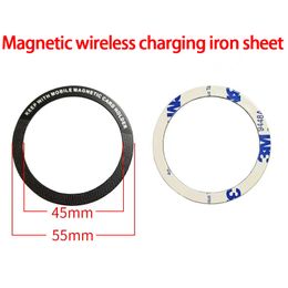 Anillos adhesivos de placa de Metal magnéticos para cargador inalámbrico magnético, soporte para teléfono móvil de coche, hoja de hierro para iPhone 13, 12, 11X8