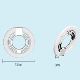 Soporte de teléfono móvil de anillo de metal magnético para Magsafe Magnet Dinger Ring Soport Soporte para el automóvil de escritorio Soporte para teléfono para iPhone 12 13 Pro