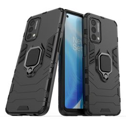 Coque de protection antichoc avec anneau métallique magnétique, étui arrière en TPU souple pour OnePlus Nord N200 N10 CE 5G N100 7T 8 8T 9 Pro