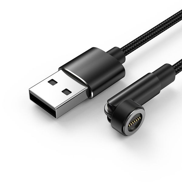 Cable de transmisión de datos de carga rápida PD magnético para iphone tipo C, Cable USB Micro opcional de un solo cabezal, Cable giratorio para juegos