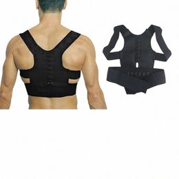 Corrector de postura magnético Volver Hombro Recto Brace Cinturón Terapia correctiva Corsé Soporte lumbar Correcti Mujeres Hombres h8V1 #