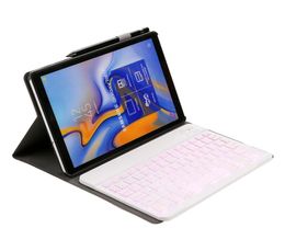 Case de cuero Magnetic PU con 7 colores retroiluminado teclado Bluetooth Bluetooth para Samsung Galaxy Tab A 101 2019 T510 T515 Tablet4581957