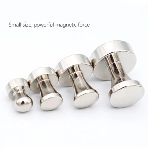 Magnetische duwpennen Neodymium magneet SUCKER PUSHPINS METAL THUMBTACK Koelkast Witbord sterke magnetische duwpen