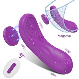 Remote magnétique Contrôle portable Panty Vibrateurs clitoraux pour femmes stimulatrice clitoris gspot vibrant masseur adulte sex toys 240403