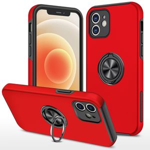 Magnetische Schokbestendige Case Voor Iphone 15 14 11 12 13 Pro Max Mini X Xr 8 7 15 Plus se Ring Houder Cover Voor Iphone 15 Pro Max Case