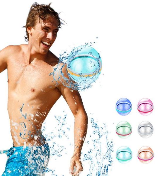 Magnétique Solicone en silicone Summer Lake Toys Fight Fight Games Balles d'eau remplies extérieures Sport Réutilisable Ballon d'eau3976804
