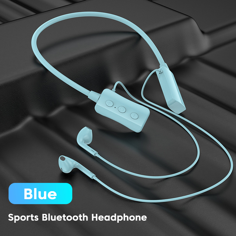 Магнитные спортивные наушники с шейным ремешком, подвесные наушники TWS, беспроводная Bluetooth-гарнитура, наушники для мобильного телефона, наушники Fone Bluetooth 54CR5