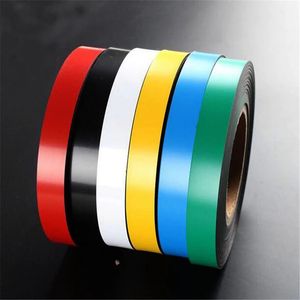 Tira magnética 1000 mm * 20 mm * 1 mm Etiqueta magnética flexible Imanes de nevera Soporte de etiquetas Aplicación en el hogar 6 colores disponibles 240113