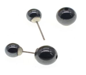 Boucles d'oreilles magnétiques bijoux minimalistes 2 paires ensembles 8 mm 6 mm aimants MAGNÉTIQUES MEN039 et femmes039S6519964