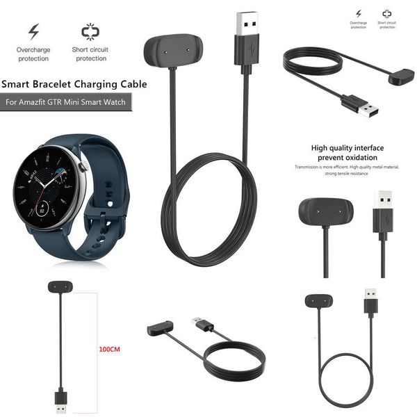 Cable de carga USB de succión magnética, repuesto de reloj de pulsera, Cable de carga, accesorios, equipo para Amazfit GTR Mini/GTS 4 Mini