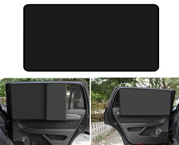 Pare-soleil magnétique pour fenêtre latérale de voiture, protection UV, aimants puissants, rideau de pare-soleil Portable, couverture noire, accessoires de voiture 6993505