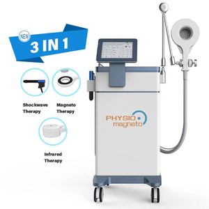 Machine de thérapie magnétique 3 en 1 physiothérapie infrarouge magnéto pulsée super transduction rouge infrarouge ED extracorporelle soulagement de la douleur équipement de physiothérapie