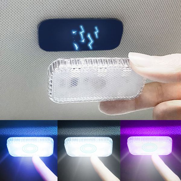 Lumière d'ambiance de voiture à commande tactile magnétique, lampe décorative d'intérieur colorée, chargeur Usb, lampe de nuit de fête de vacances, lumières Led