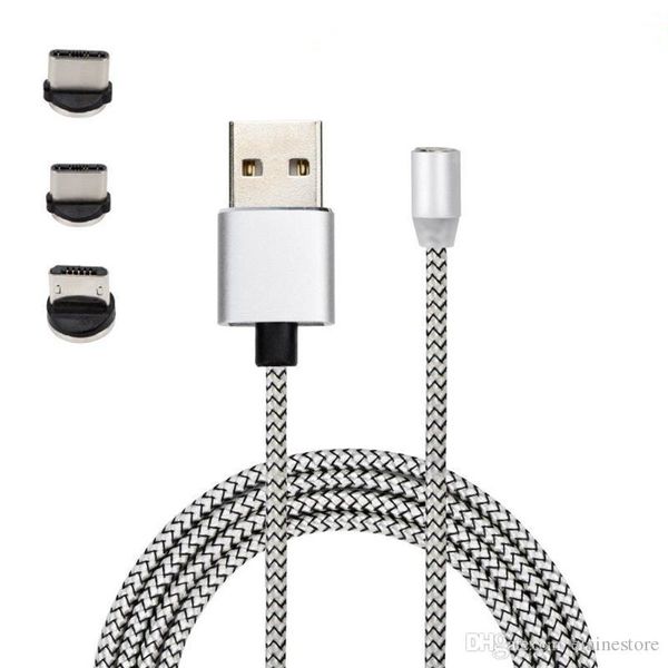 Cables USB magnéticos 1M 2M cable de carga rápida para Samsung S20 note20 s10 tipo cable c