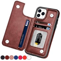 Étuis de téléphone portefeuille magnétique pour iphone 15 14 13 12 Pro Max 11 Pro XS Max XR X SE 8 7 Plus PU cuir multi porte-carte aimant béquille coque arrière