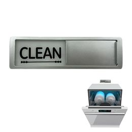 Nettoyeurs de vitres magnétiques Dirty Clean Lave-vaisselle Aimant Non Scratching Sign Facile à lire Diapositive Forte Signes idéaux pour 230621