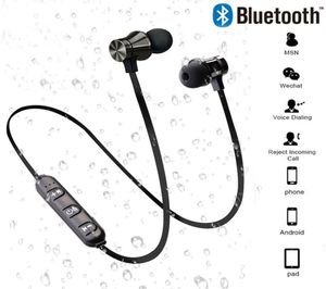 Magnetische draadloze Bluetooth-oortelefoon XT11 muziekheadset Telefoon nekband sport oordopjes Oortelefoon met microfoon voor iPhone Samsung Xiaomi 4412729