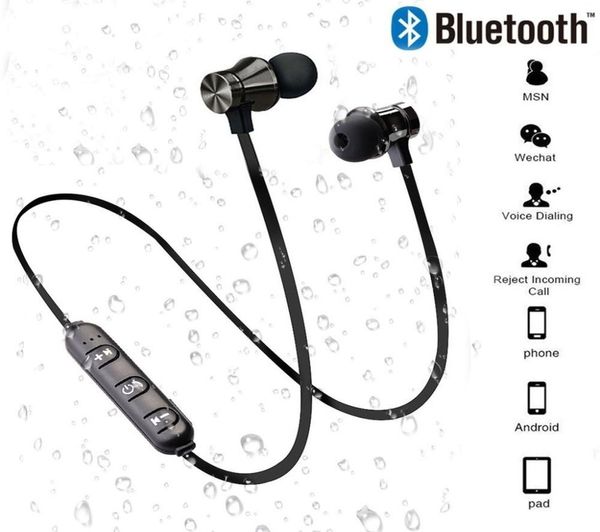 Écouteur Bluetooth sans fil magnétique XT11 casque de musique téléphone tour de cou sport écouteurs écouteur avec micro pour iPhone Samsung Xiaomi 4412729