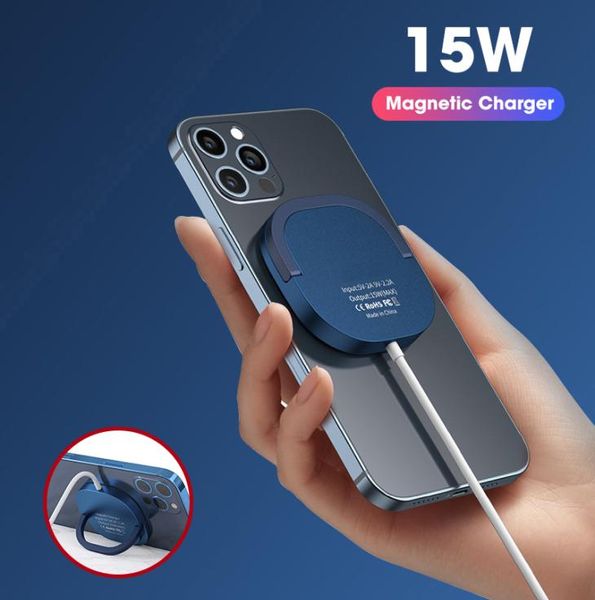 Chargeur magnétique sans fil pour iPhone 13 12 Pro Max Mini QI Charge rapide pour Samsung USB C PD adaptateur chargeur magnétique d'origine 15W5991241