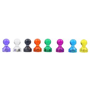 Magneten duwpen Pin Magnet Koelkast Whiteboard Thumbtack koelkast Pushpin Clear Map Pushpins Board Tacks Clips White Cute Hook