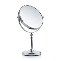 Magriseur de maquillage de grossissement 360 Miroir cosmétique de bureau professionnel rotatif 8 "support de magnificateur à double face