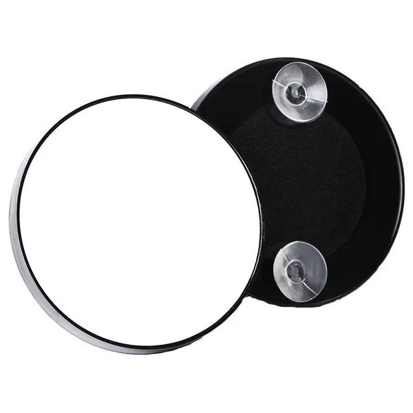 Miroir grossissant avec ventouse, miroir grossissant à points noirs pour salle de bain, miroir de maquillage, miroirs portables ronds 5x/10x/15x