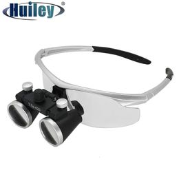 Loupes Loupe binoculaire de dentisterie 2,5X 3,5X Loupes optiques ultra-légères 320-420 mm Loupe pour chirurgie dentaire 231128