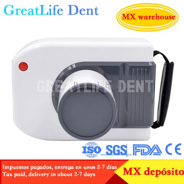 Lupa GreatLife Dent Dental X Ray Unit Digital Inalámbrico Portable X Ray Image Rvg Sensor Machine System Equipment Mobile Rx Camera 230704