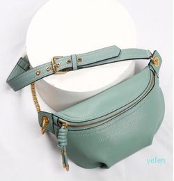 MAHEU Echte lederen taille Tassen Vrouwenontwerper Fanny Pack Fashion Belt vrouwelijke dame Wait Pack Bum Tas Cowskin Single Shouder Bag T9309361