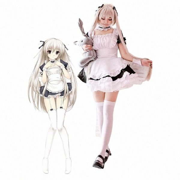 maid Dr Anime Yosuga no Sora Kasugano Sora Cosplay Costume Sissy Femmes Hommes Pour Halen Party maid M1Vo #