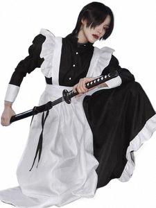 Maid Outfit Hommes Porter Cosplay Mignon Japonais Lolita Dr Anime Maid Outfit Loli Black Maid Dr Outfit Lolita Kawaii Gothique b8T3 #