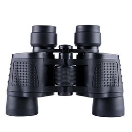 Maifeng 10x80 Krachtige verrekijker Lange afstand Telescope voor Hunting Wandelen Travel Low Light Night Vision - Zwart