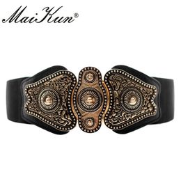 Maikun Wide Belts for Women Belt Designer Brand Elastic Belt High Quality 201117 240E