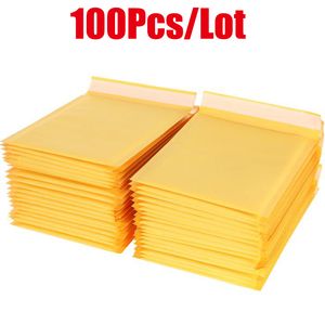 Mail Bags 100PCSLot Kraft Paper Bubble Envelopes Different Specifications Mailers Padded Envelope With Mailing Bag 221128